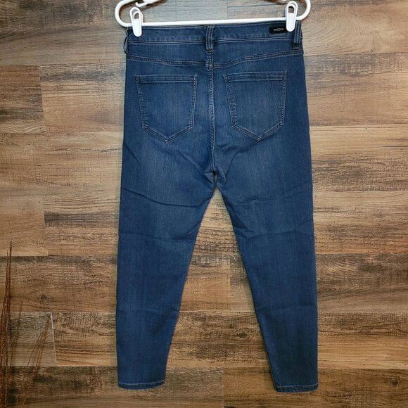 Liverpool Jeans 8 P Ankle Skinny High Rise Dark Wash Stretch Comfort Denim - Picture 2 of 11